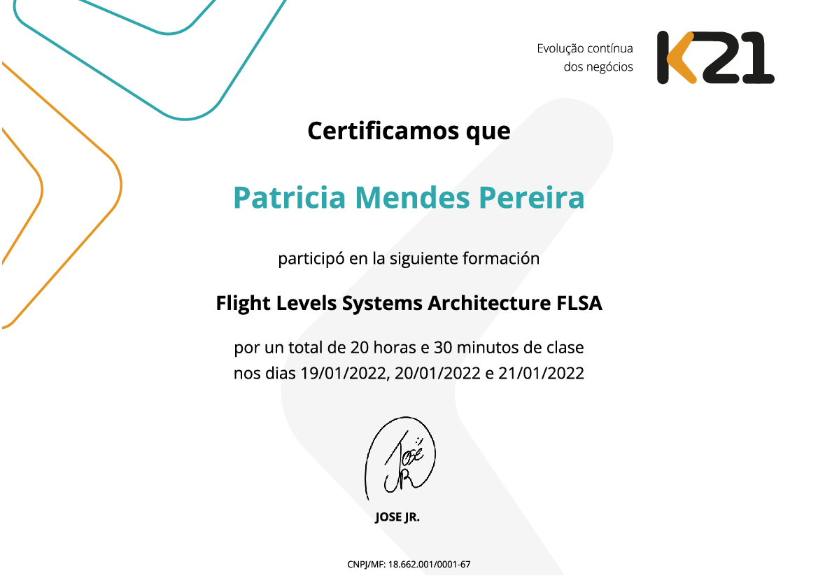 Certificado K21